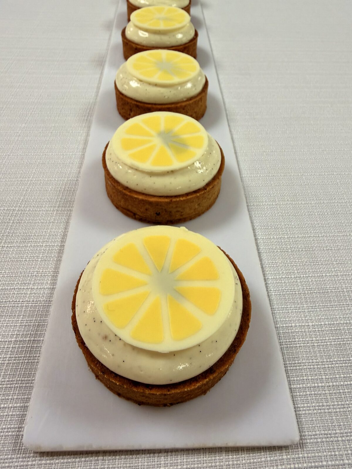 Lemon Tart with Citrus Disc