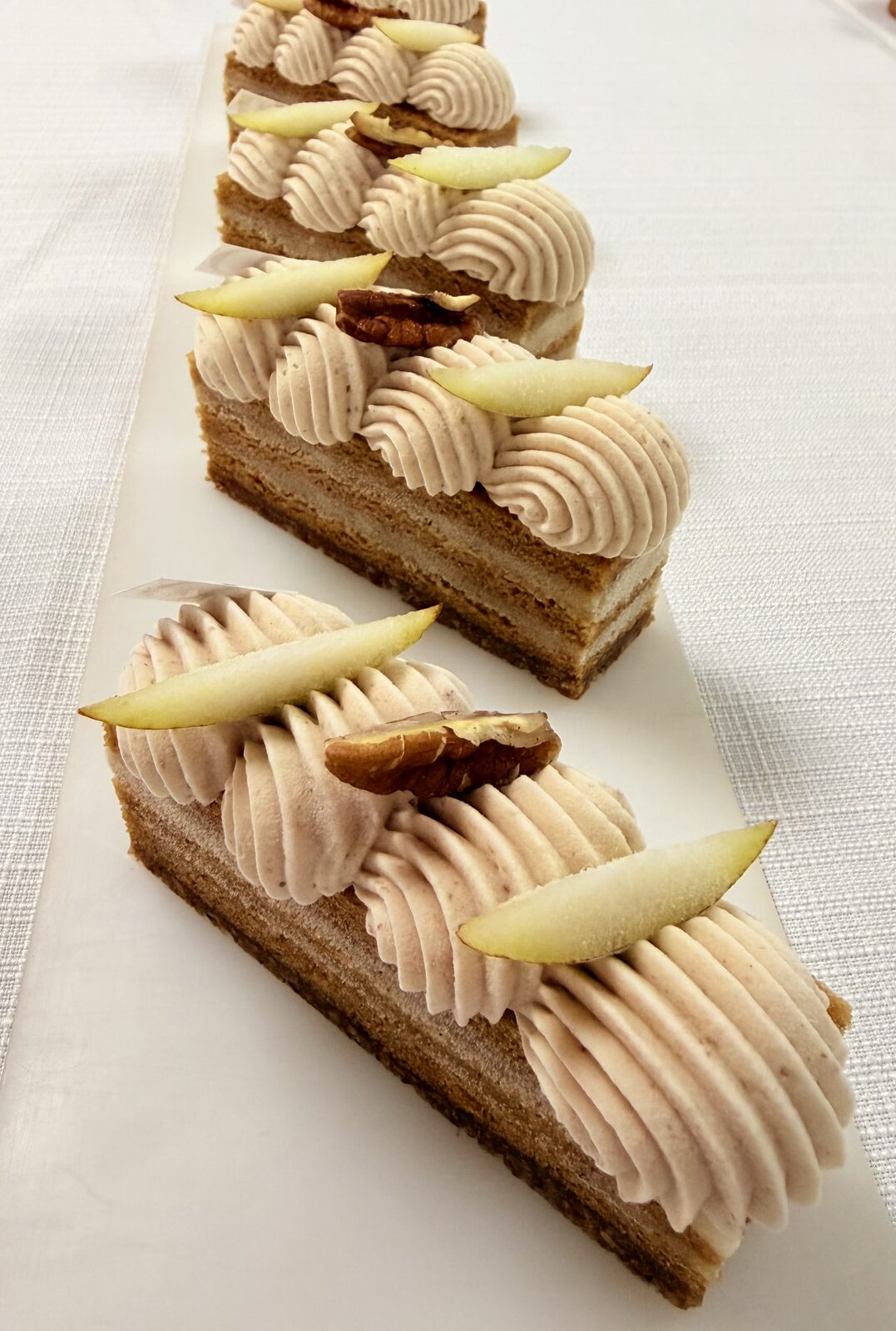 Walnut Pear Layer Cake